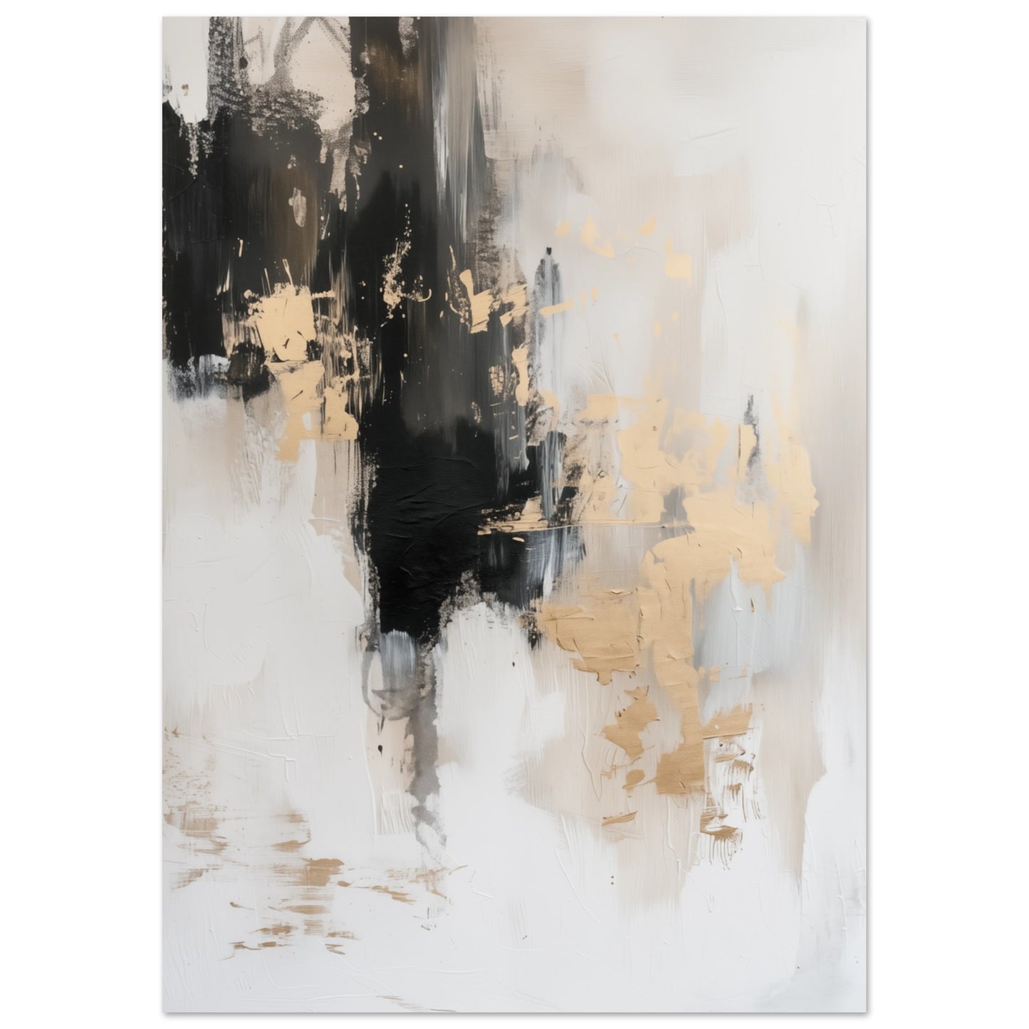 Modern Luxe Abstract A4 21x29.7 cm Poster - Pixara