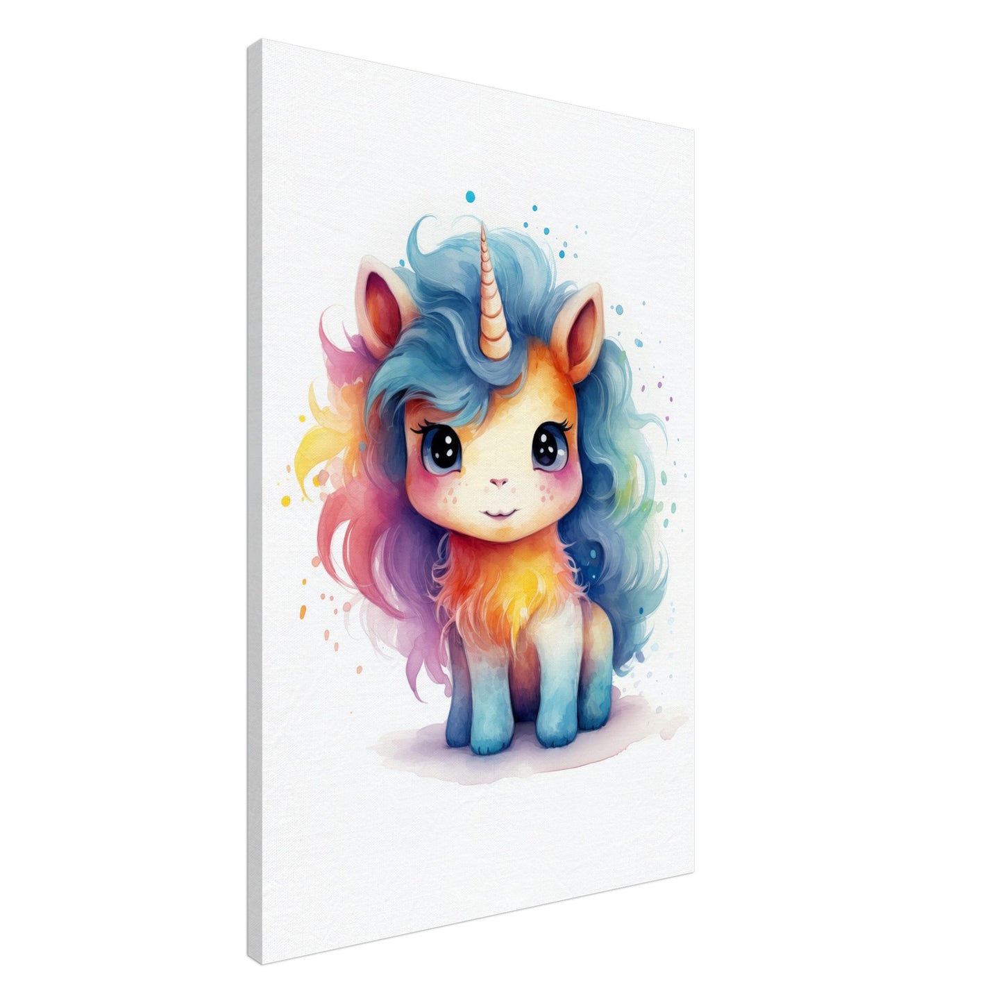 Einhorn "Stella" Leinwand 60x90 cm - Pixara