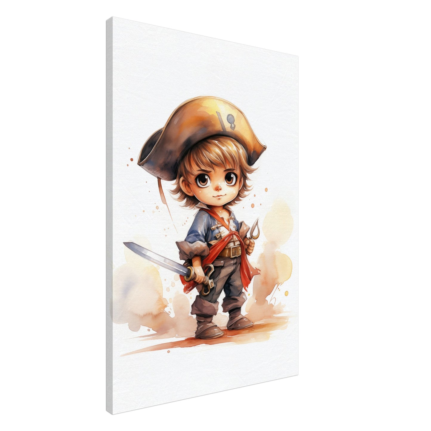 Pirat "Pete" Leinwand 60x90 cm - Pixara