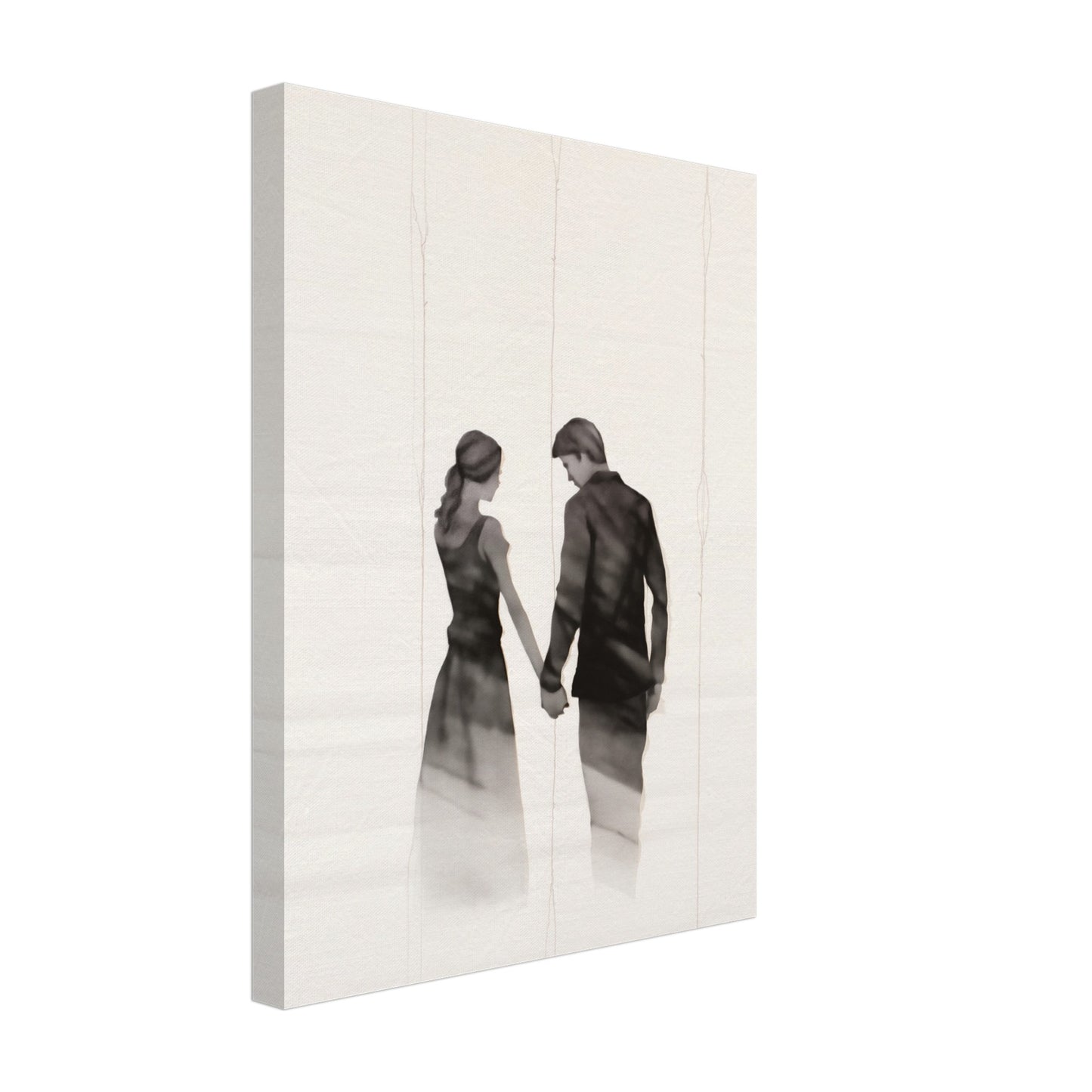 Verschmelzende Schatten Leinwand 30x40 cm - Pixara