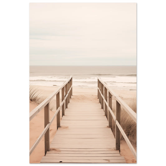 Weg zum Horizont Poster 60x90 cm - Pixara
