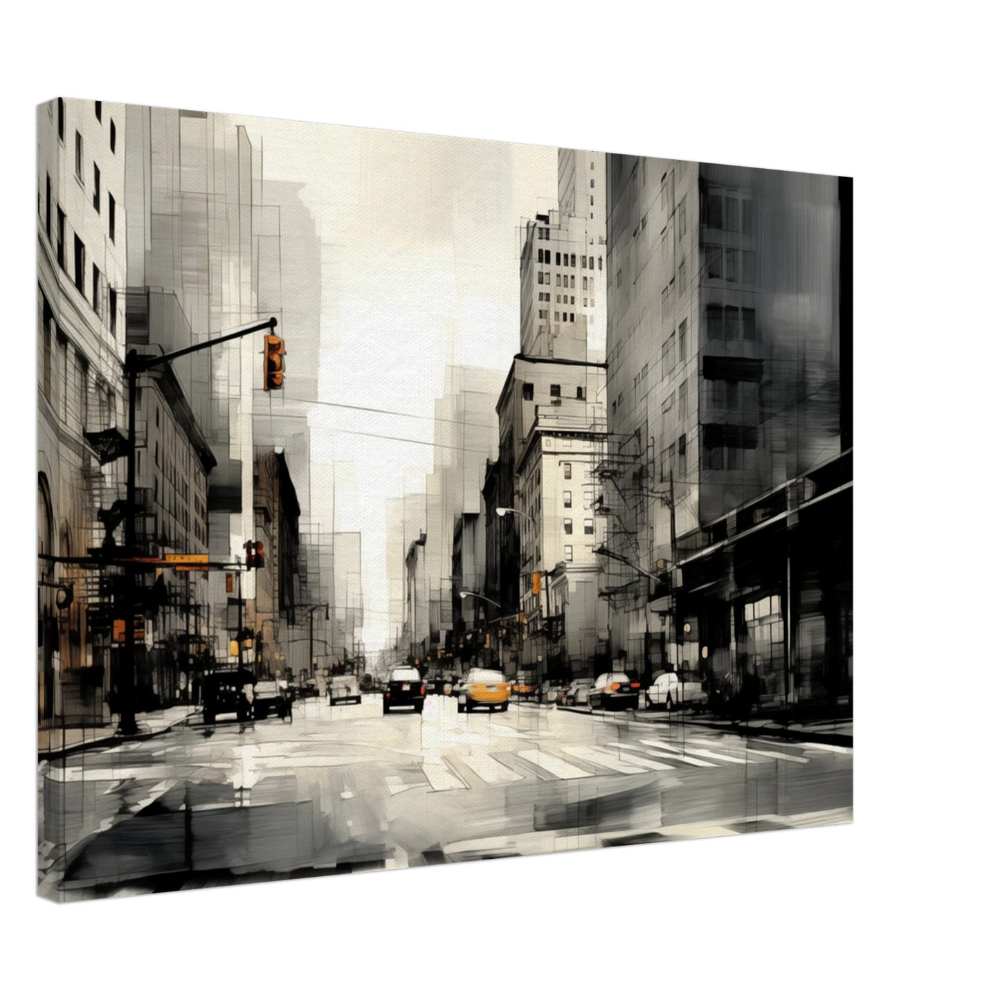 City Rythms Leinwand 40x50 cm - Pixara
