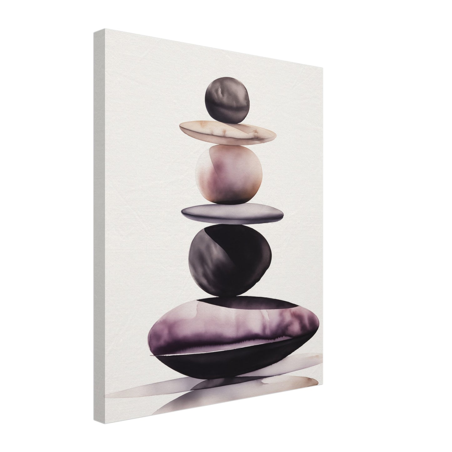 Balance der Formen Leinwand 40x50 cm - Pixara