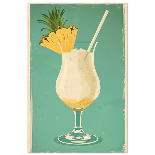 Pina Colada Paradies 60x90 cm - Pixara