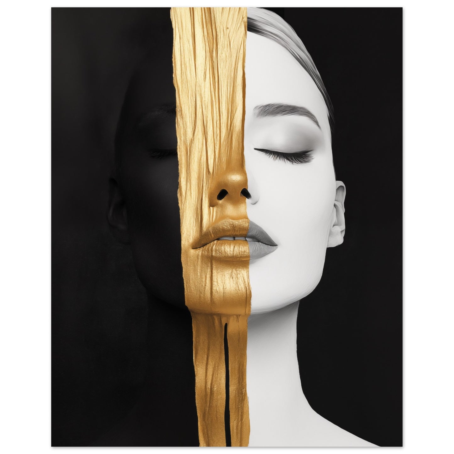 Goldene Dualität Poster 40x50 cm - Pixara