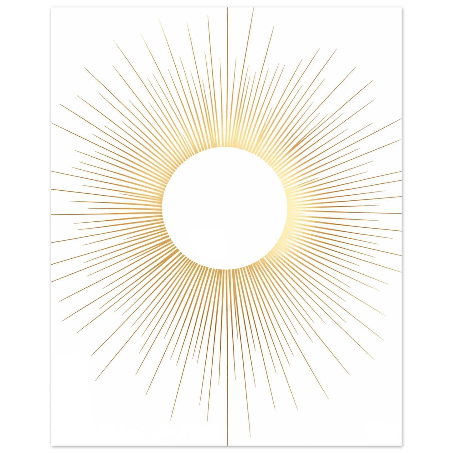 Goldene Strahlen 40x50 cm - Pixara