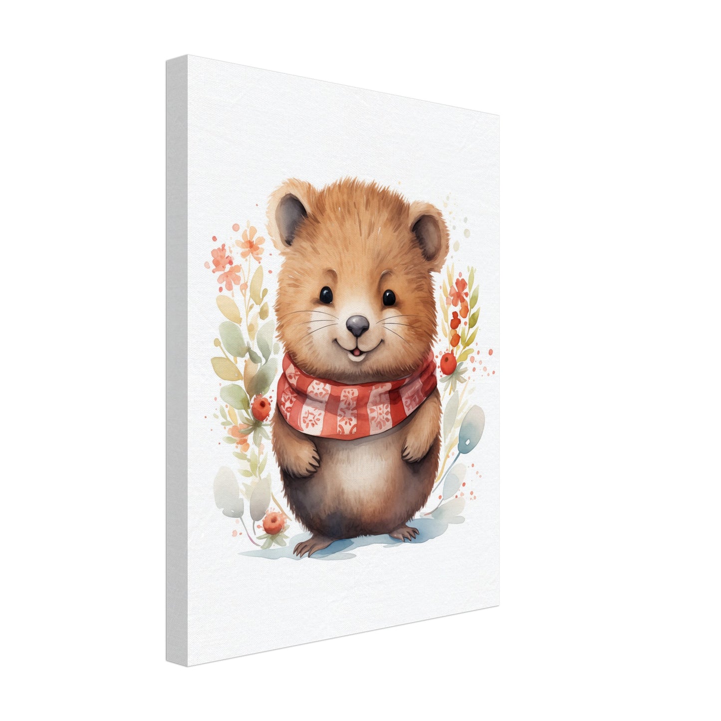 Quokka "Bella" Leinwand 30x40 cm - Pixara