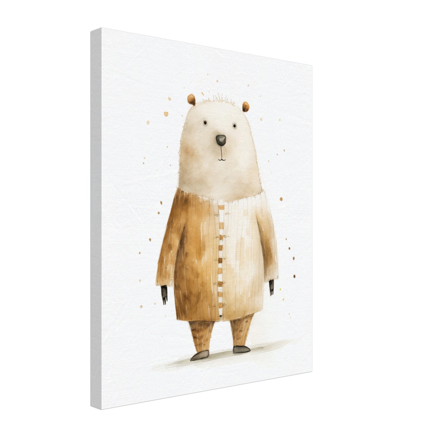 Bär "Bruno" Leinwand 40x50 cm - Pixara