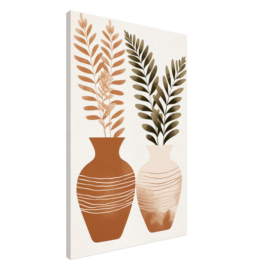 Boho Botanik Leinwand 60x90 cm - Pixara