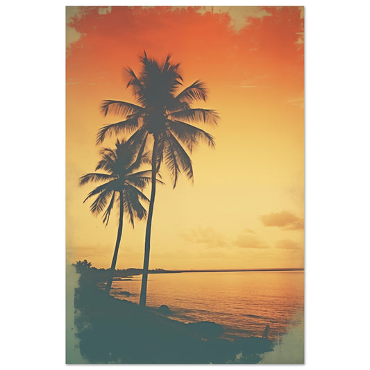Abendruhe in Tangerine Poster 60x90 cm - Pixara
