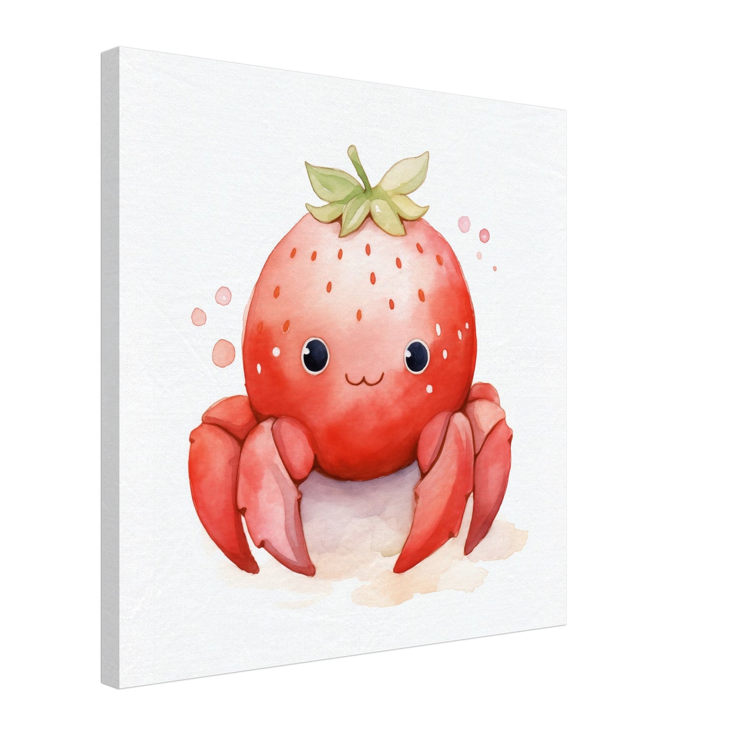 Craby Berry Leinwand 50x50 cm - Pixara