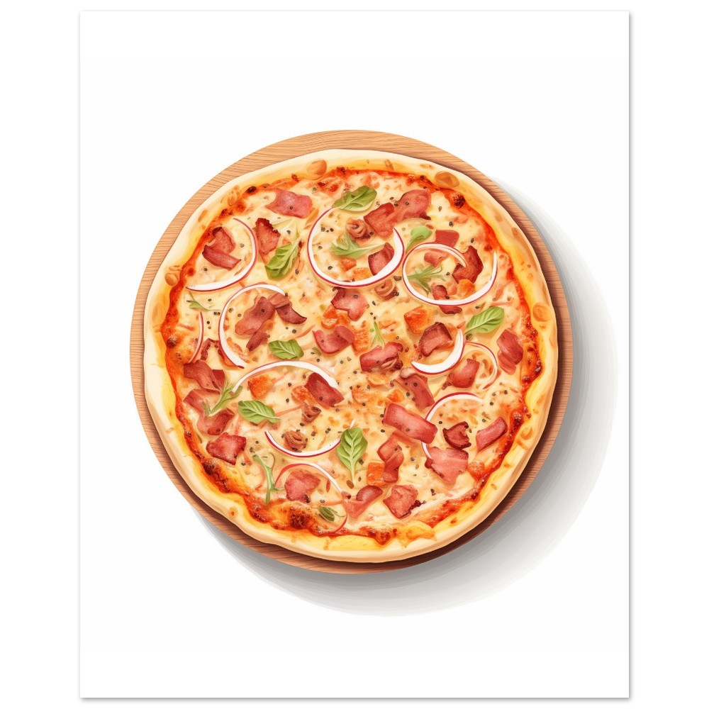 Klassische Pizza Poster 40x50 cm - Pixara