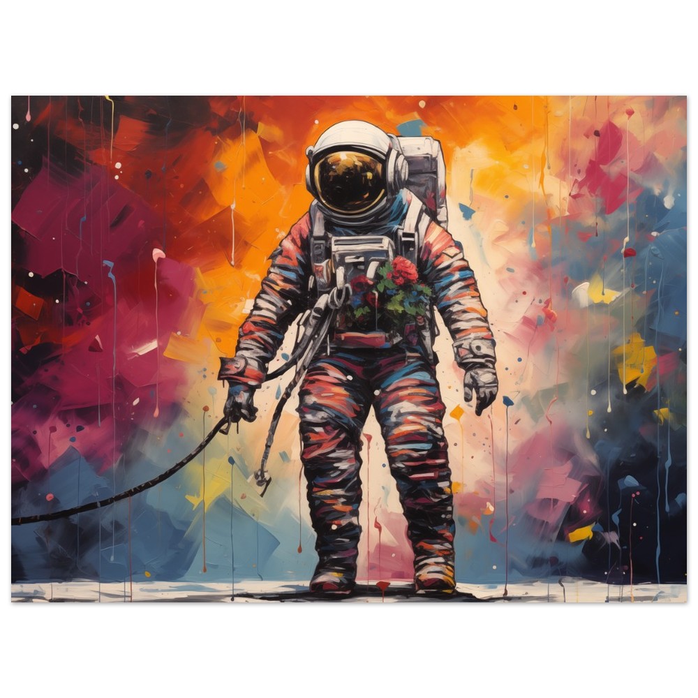 Kosmische Wanderung 30x40 cm - Pixara