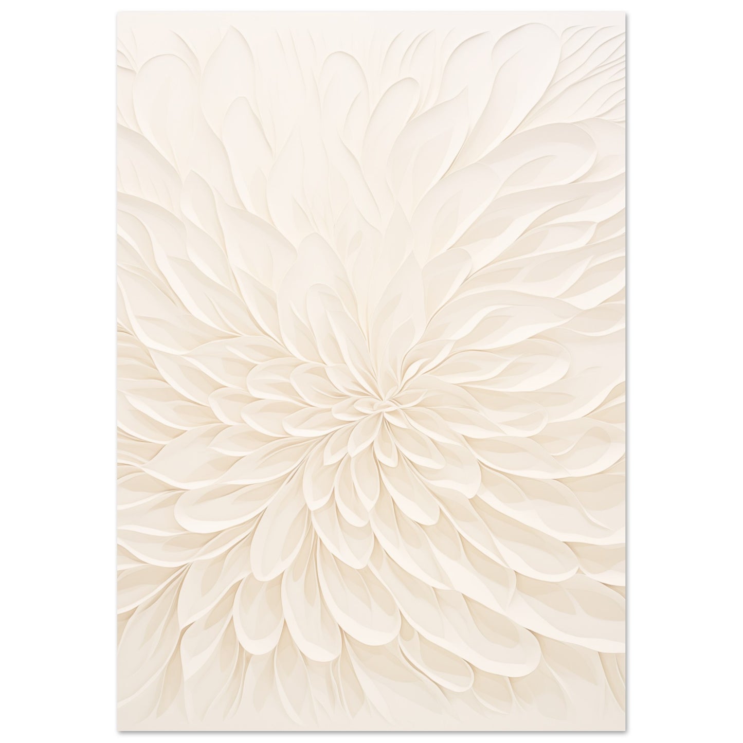 Sanfte Chrysantheme Poster A4 21x29.7 cm - Pixara