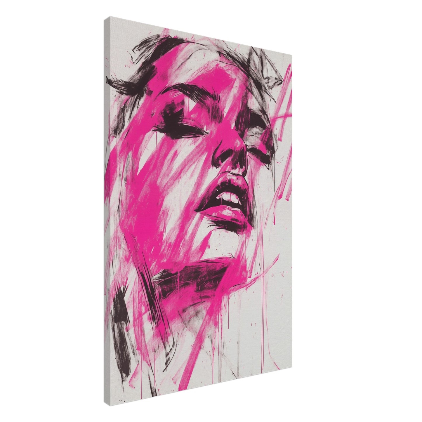 Fuchsia-Explosion Leinwand 60x90 cm - Pixara