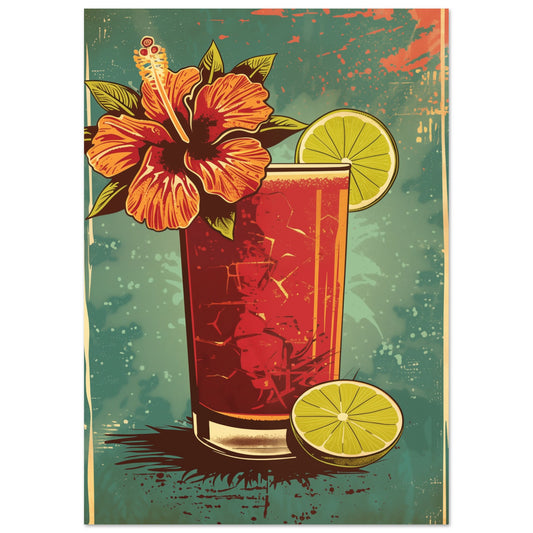 Tropical Tiki Dream A4 21x29.7 cm - Pixara