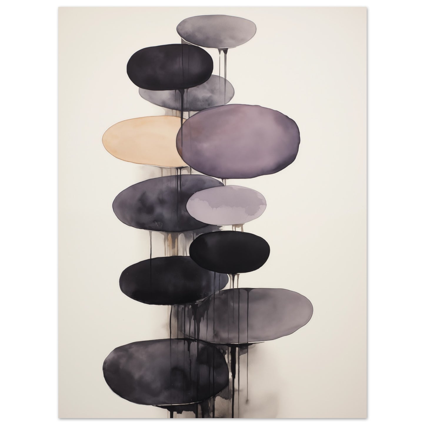 Abstrakte Harmonie Poster 30x40 cm - Pixara