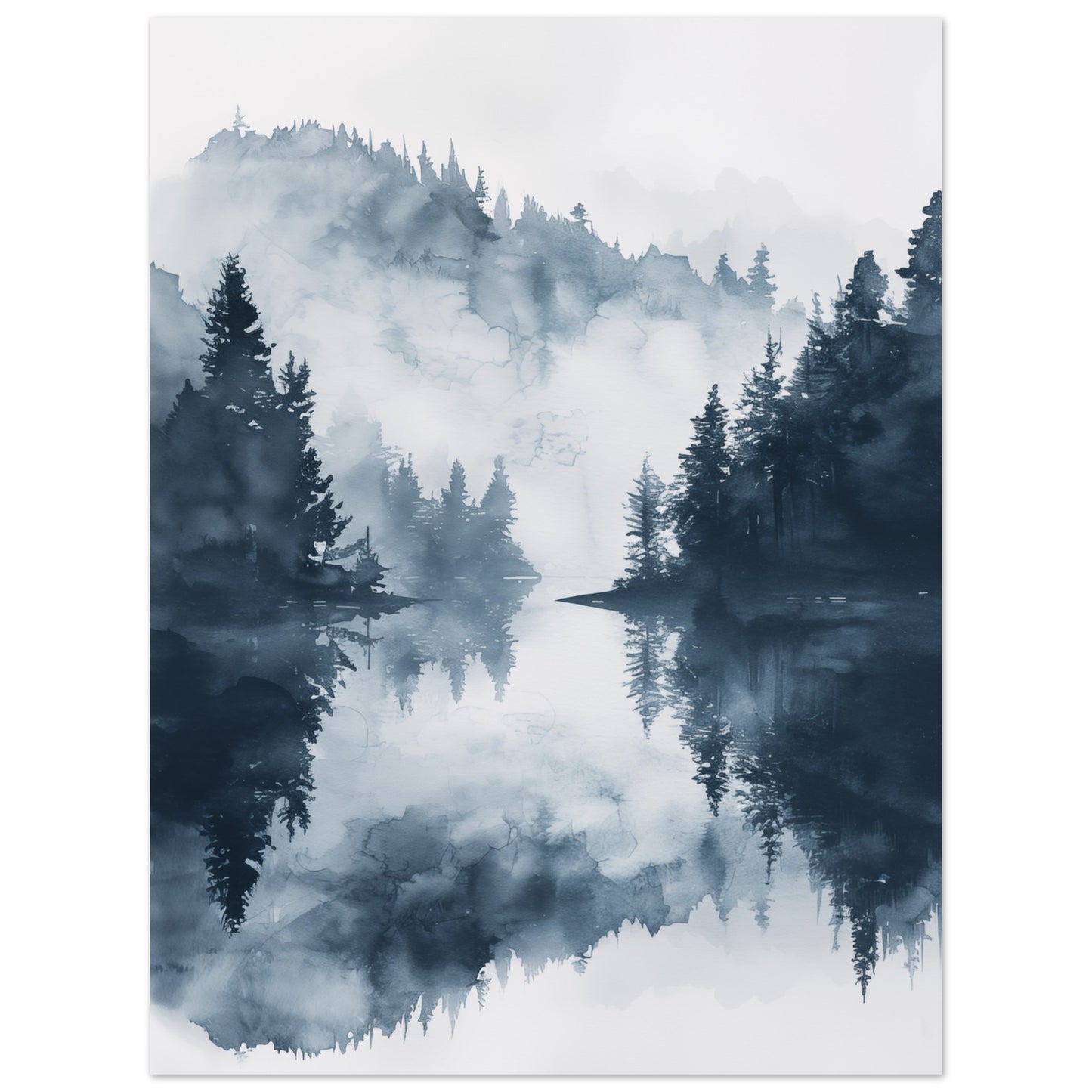 Nebelwald Poster 30x40 cm - Pixara