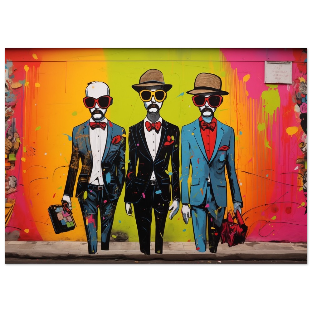 Farbige Eleganz 50x70 cm - Pixara