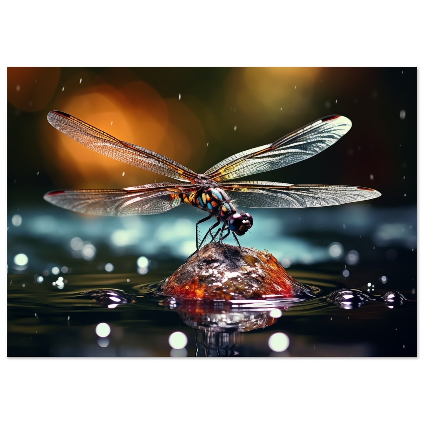 Dämmerungstänzer Poster A4 21x29.7 cm - Pixara