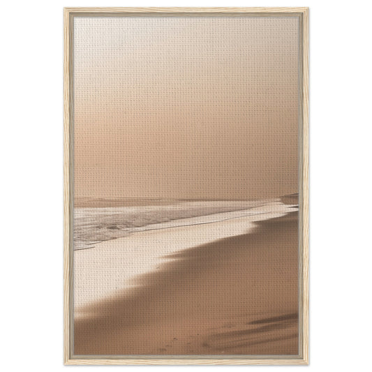 Tranquil Waves | Gerahmte Leinwand Holzrahmen 60x90 cm - Pixara
