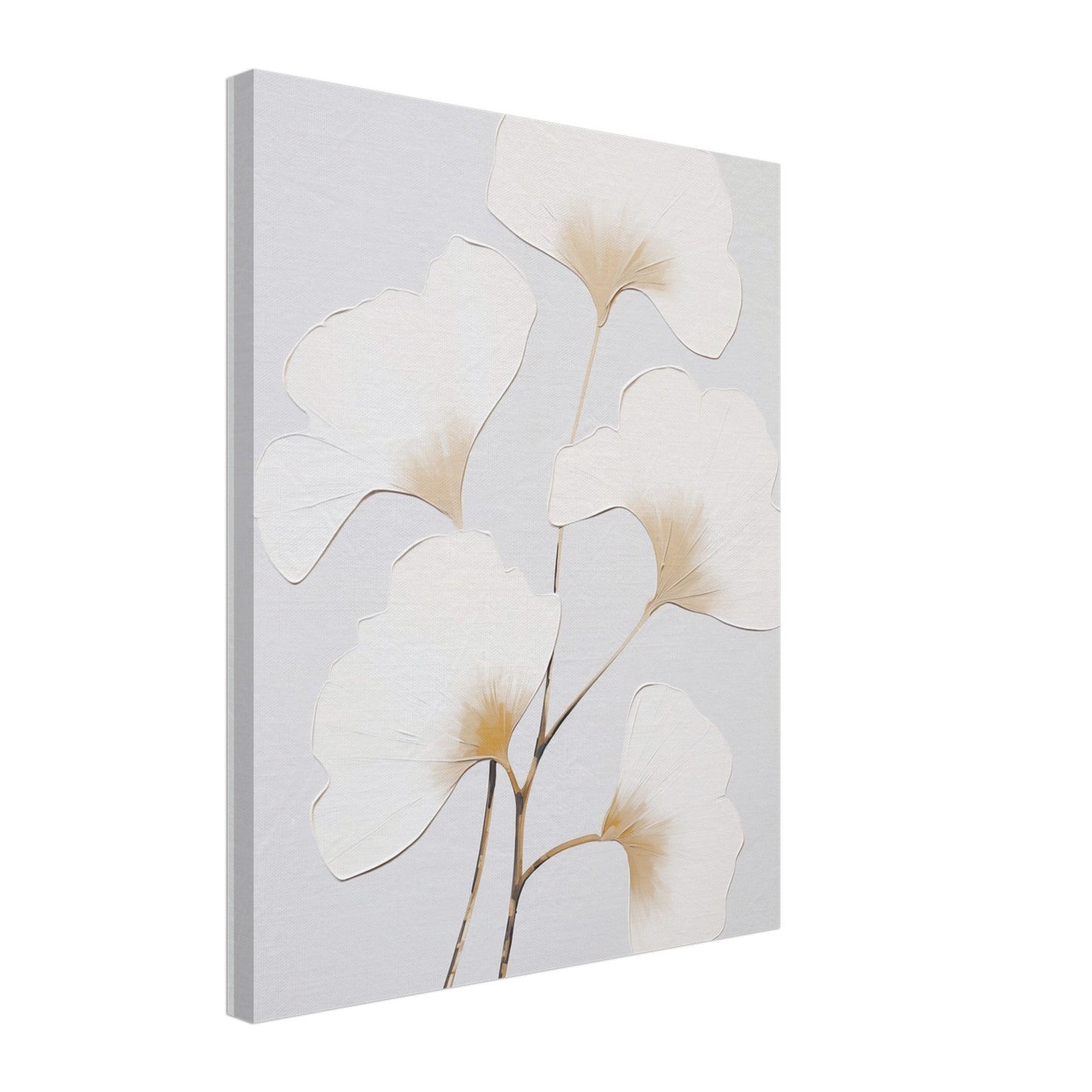 Ginko im Morgenlicht Leinwand 40x50 cm - Pixara