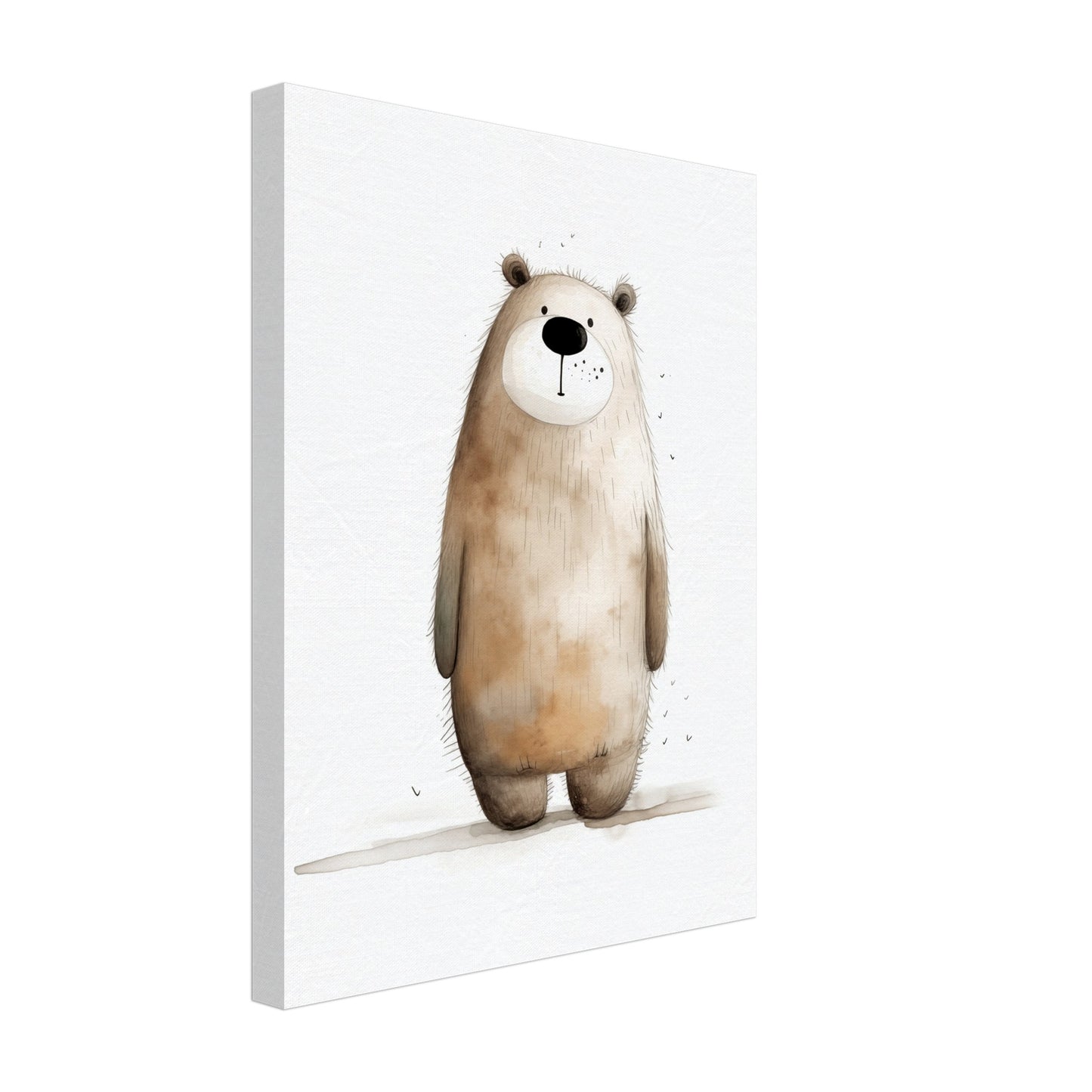 Bär "Oscar" Leinwand 30x40 cm - Pixara