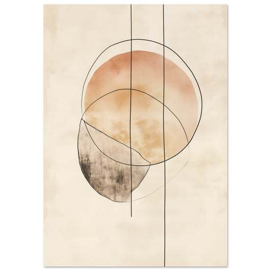Harmonie der Linien Poster 70x100 cm - Pixara