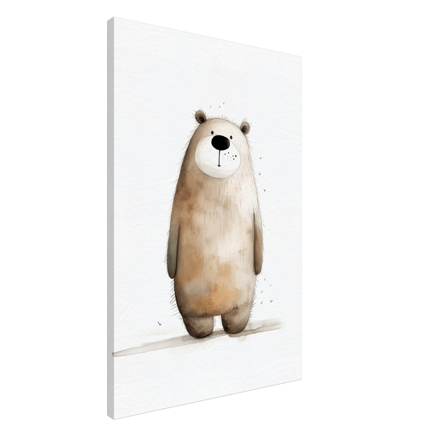 Bär "Oscar" Leinwand 60x90 cm - Pixara