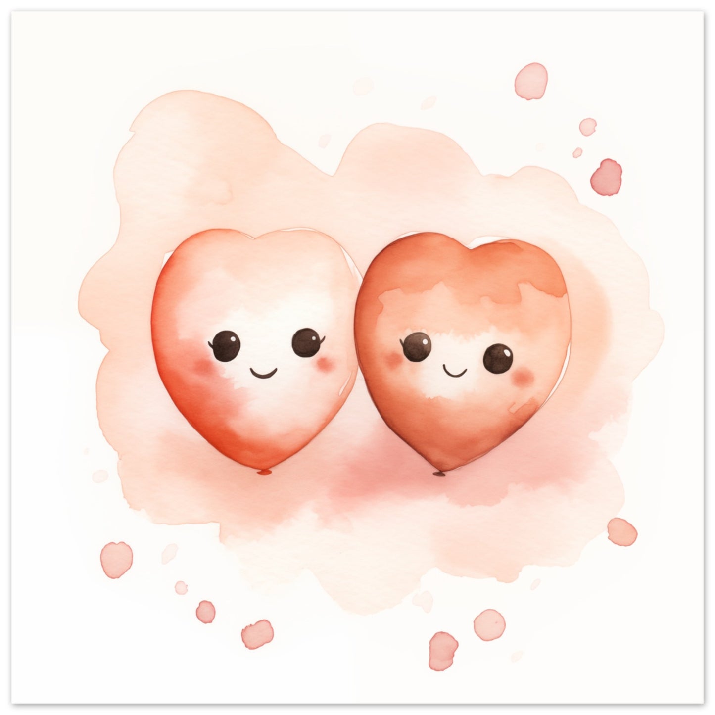 Luna und Leo's Liebe 30x30 cm - Pixara