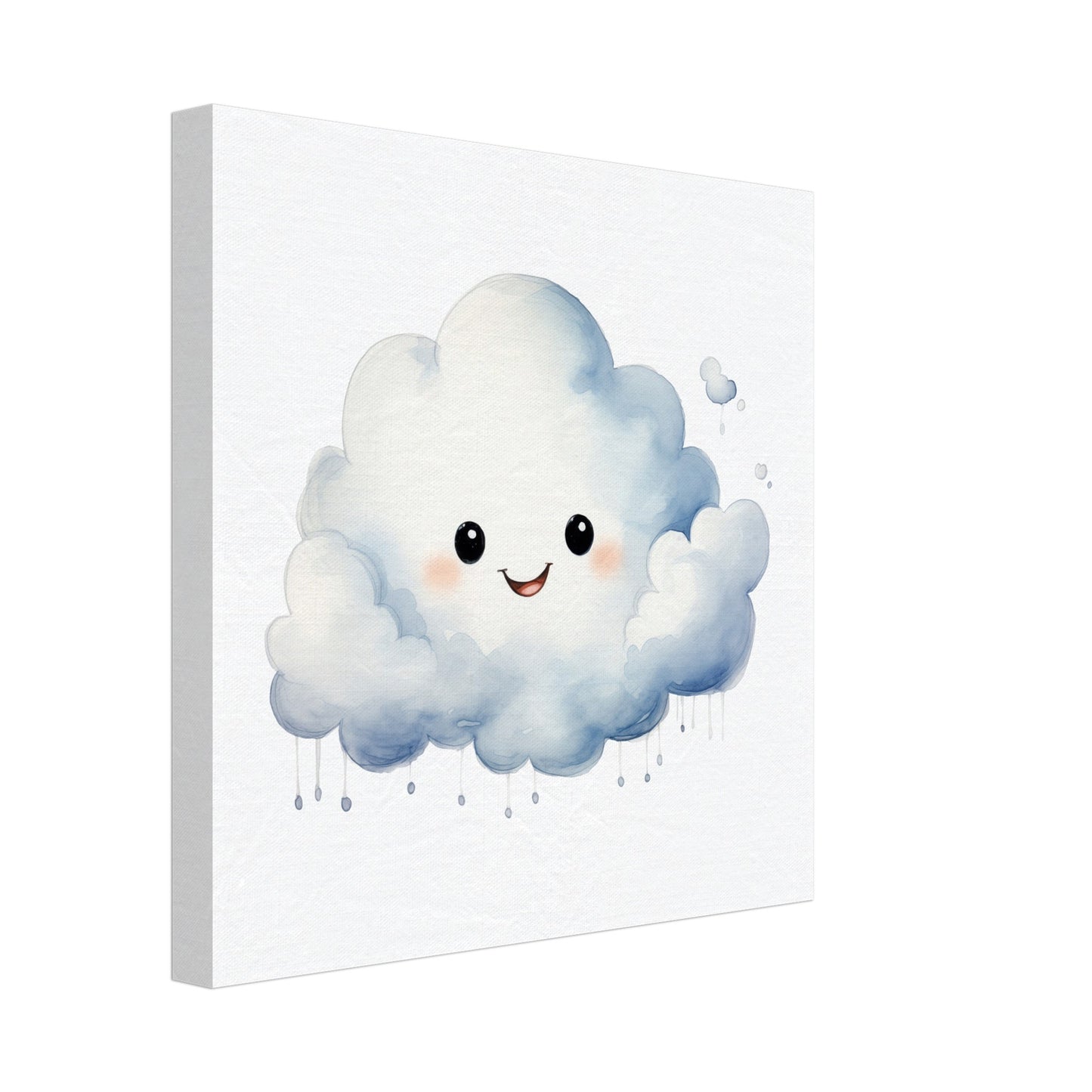Clara, die Wolke Leinwand 30x30 cm - Pixara
