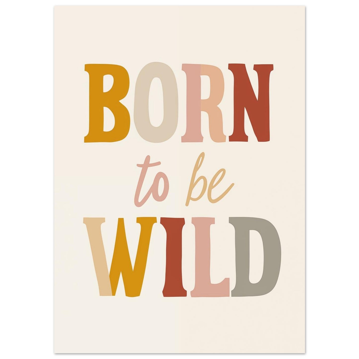 Born to be Wild 13x18 cm - Pixara