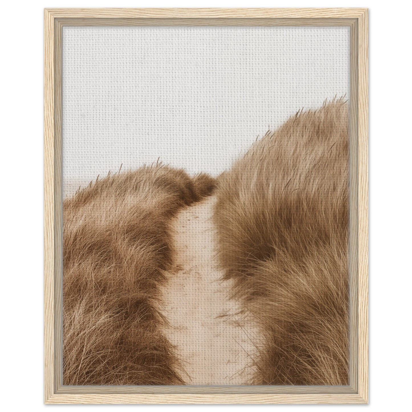 Path through Dunes - Gerahmte Leinwand Holzrahmen 40x50 cm - Pixara