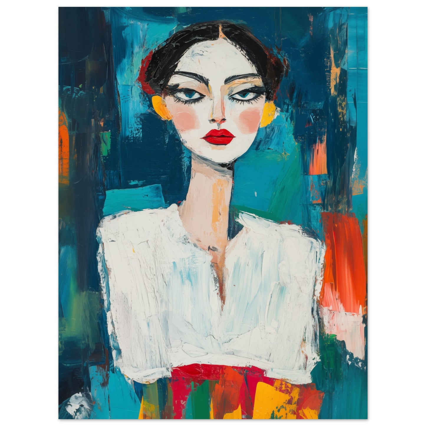 Ausdrucksstarke Eleganz Poster 30x40 cm - Pixara