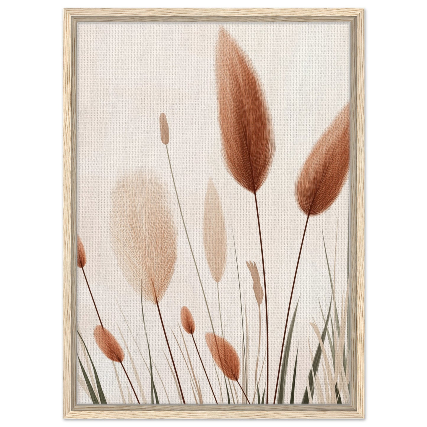 Flüstern der Natur | Gerahmte Leinwand Holzrahmen 50x70 cm - Pixara