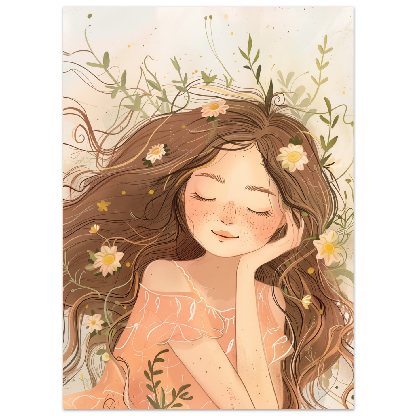 Flora, die Träumerin 13x18 cm - Pixara