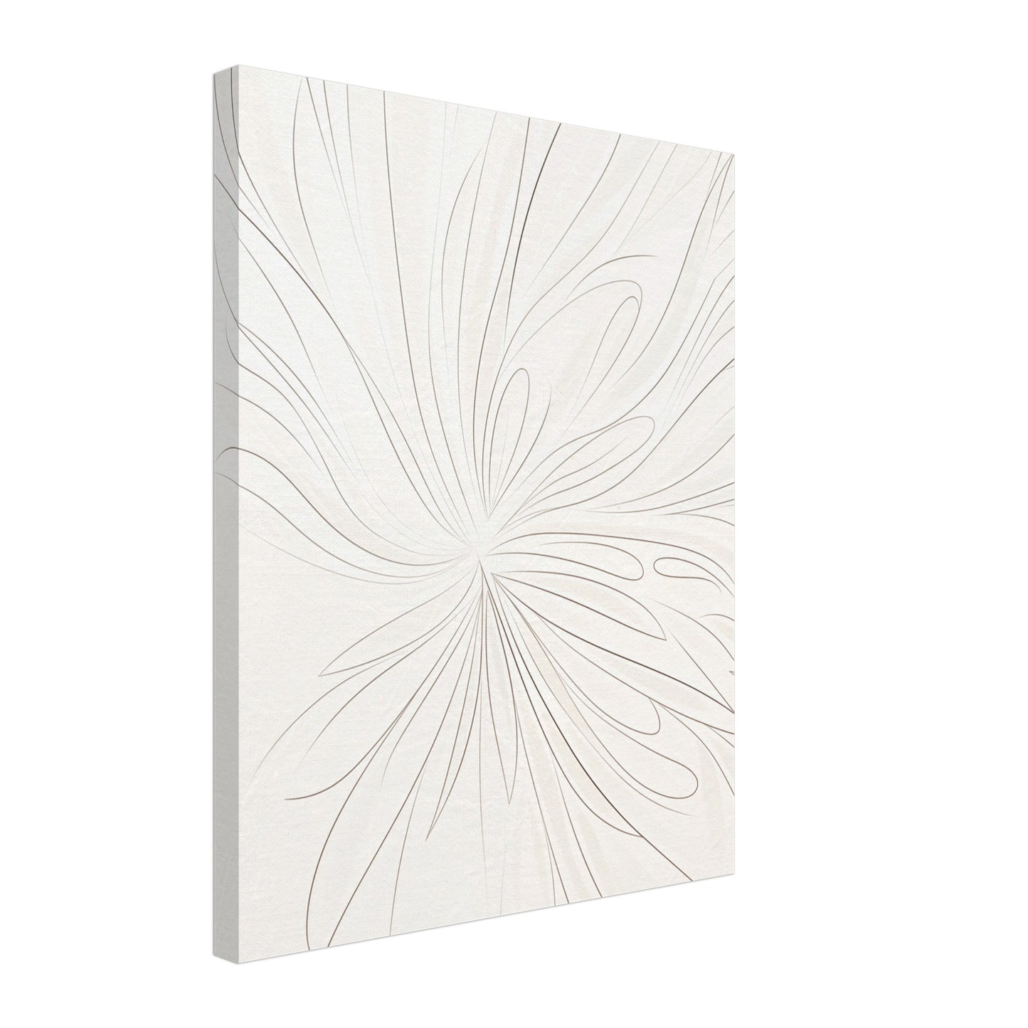 Feathery Lines Leinwand 40x50 cm - Pixara