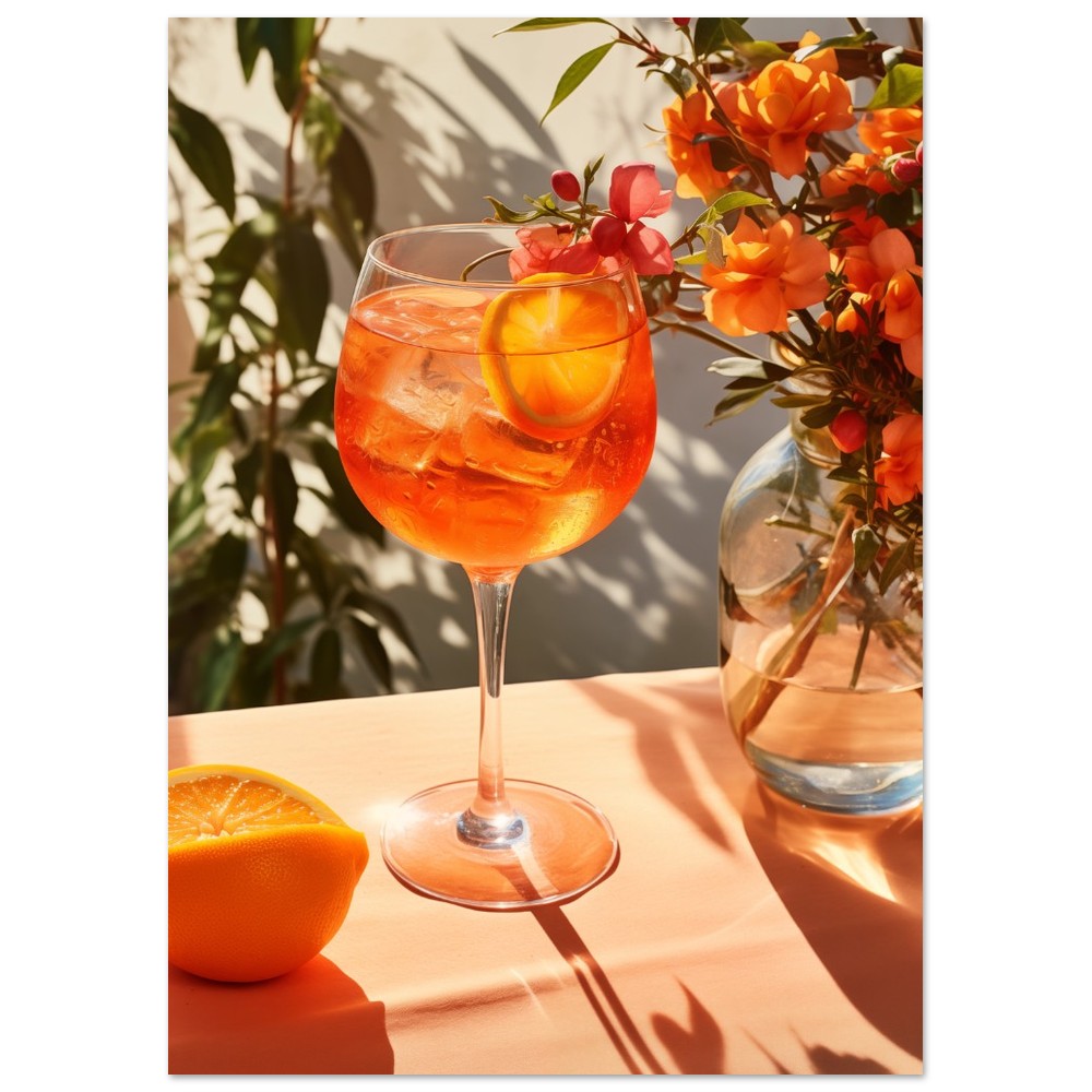 Sonniger Aperitivo Poster 50x70 cm - Pixara