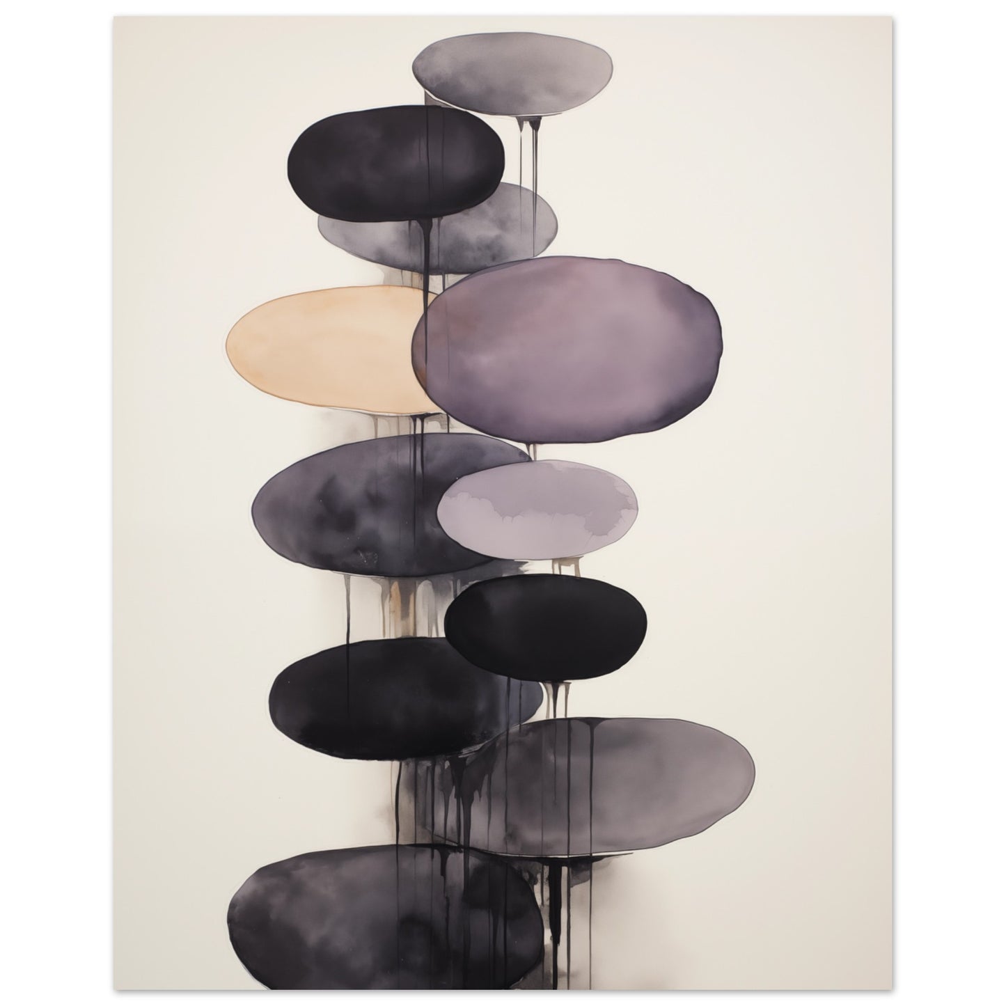 Abstrakte Harmonie Poster 40x50 cm - Pixara