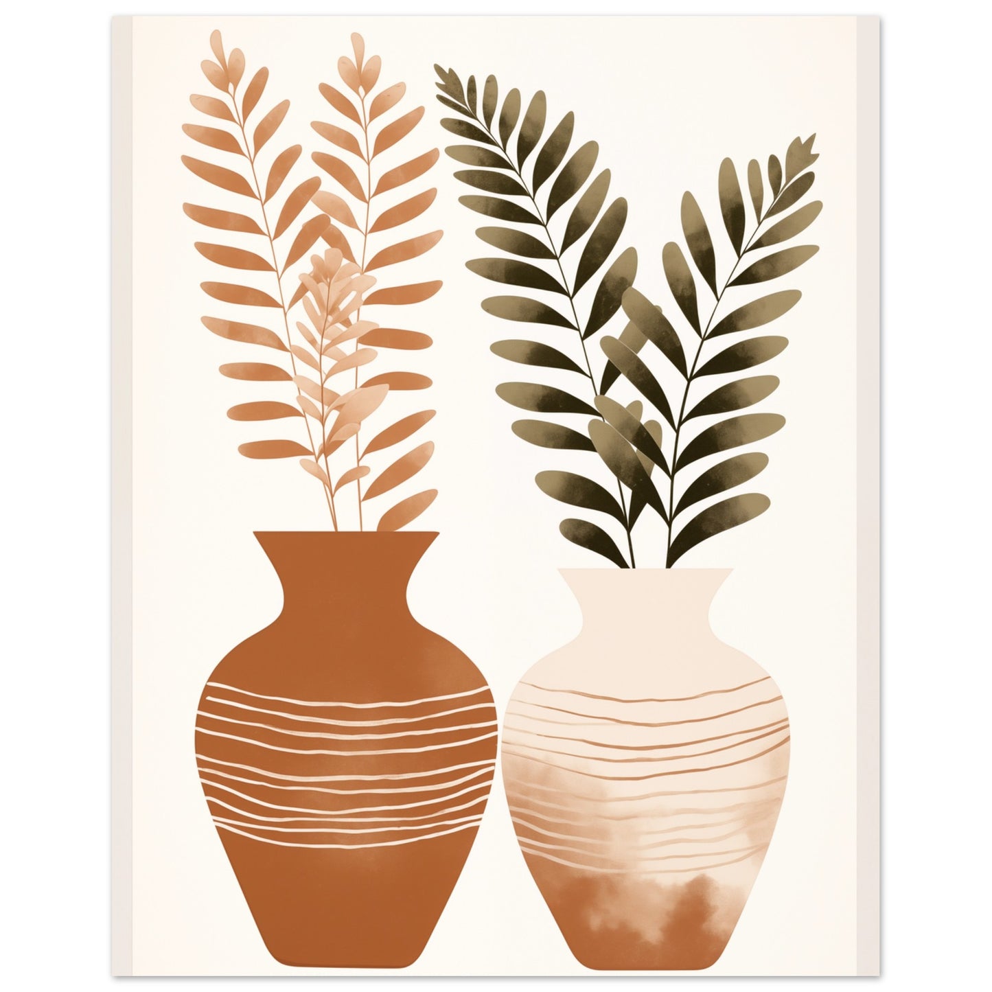 Boho Botanik Poster 40x50 cm - Pixara