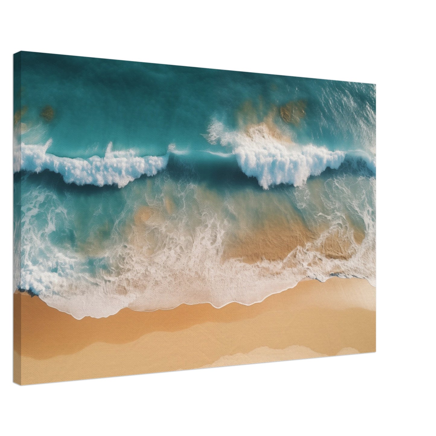Küstenflüstern Leinwand 60x90 cm - Pixara
