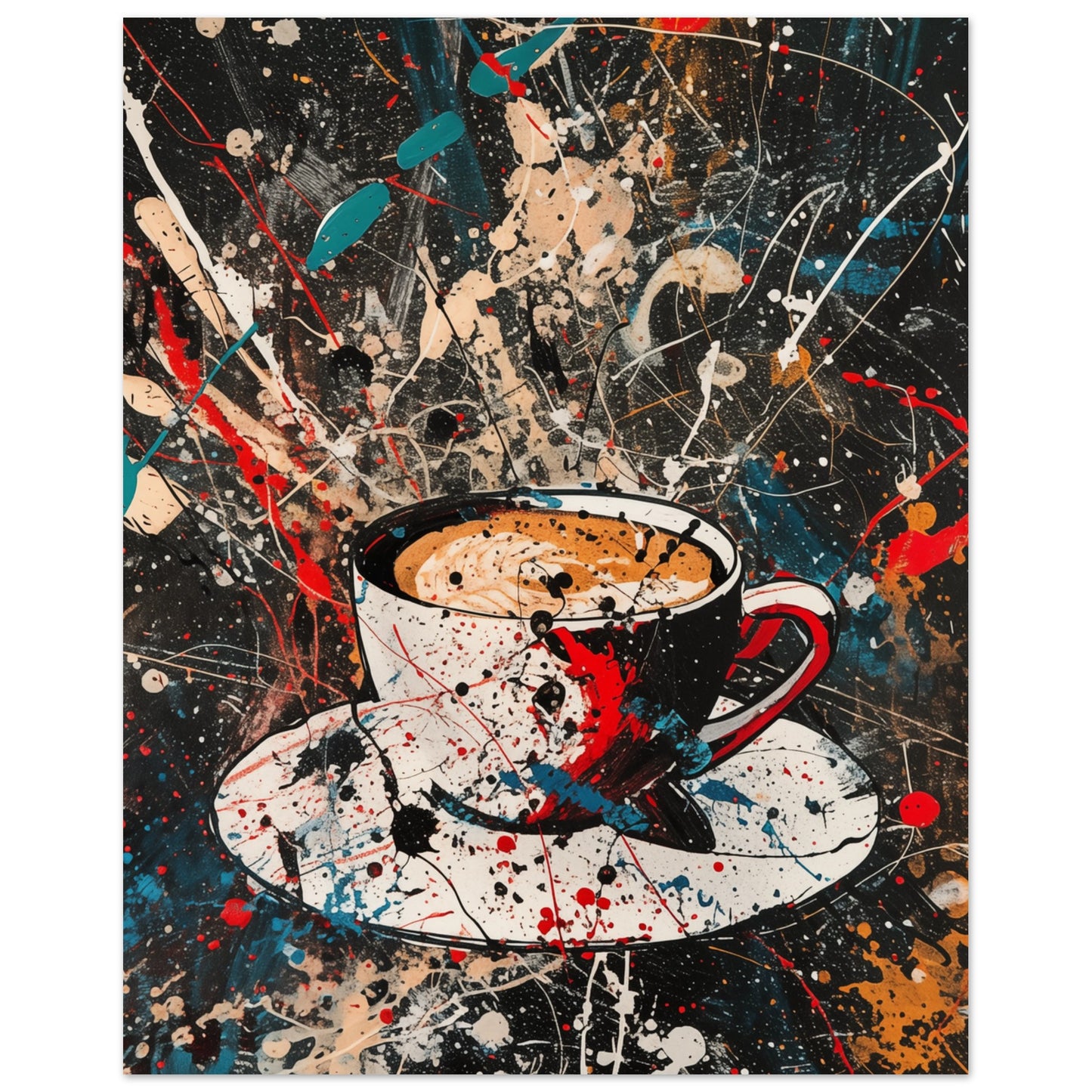 Kaffee Kunst 20x25 cm - Pixara
