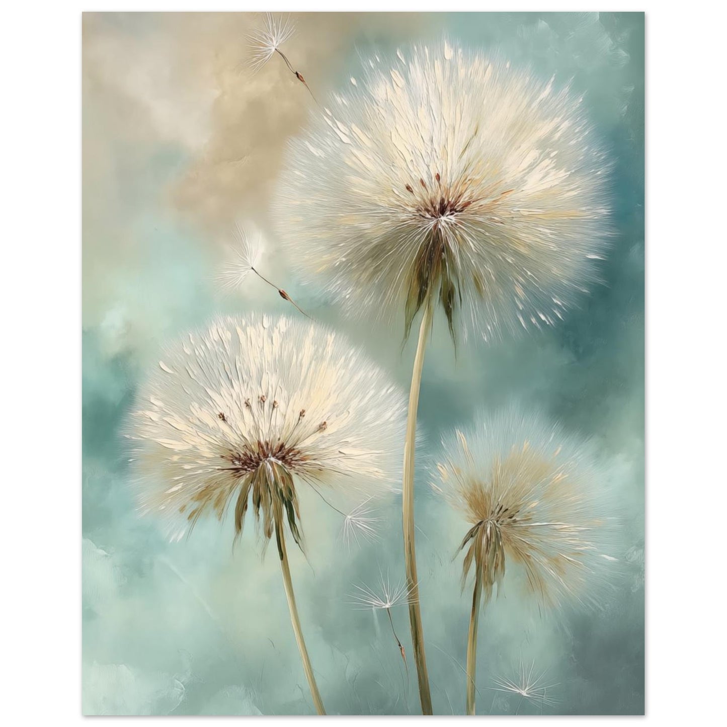 Pusteblumen im Wind 40x50 cm - Pixara