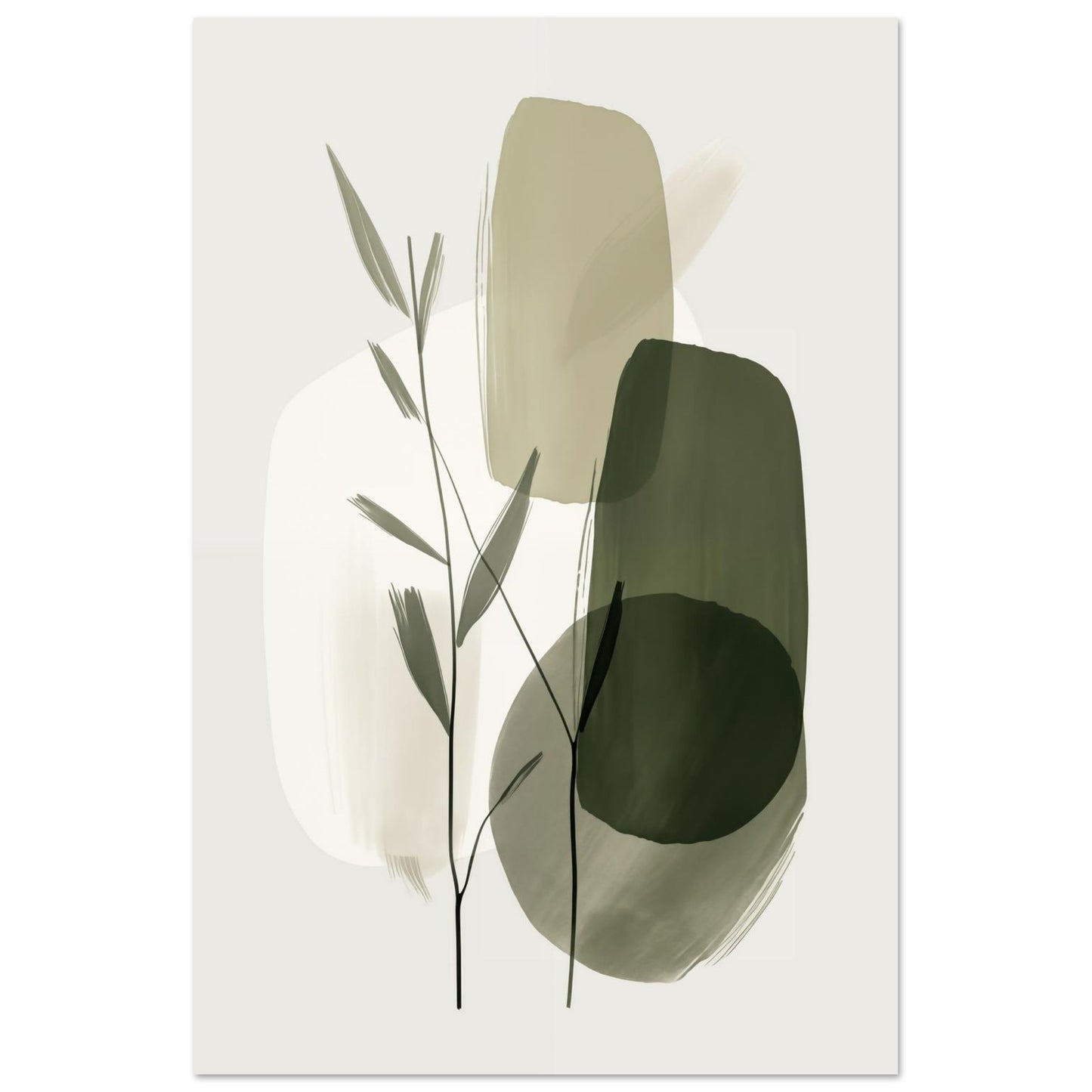 Harmonie des Wachstums Premium Poster auf mattem Papier 60x90 cm 24x36″ - Pixara