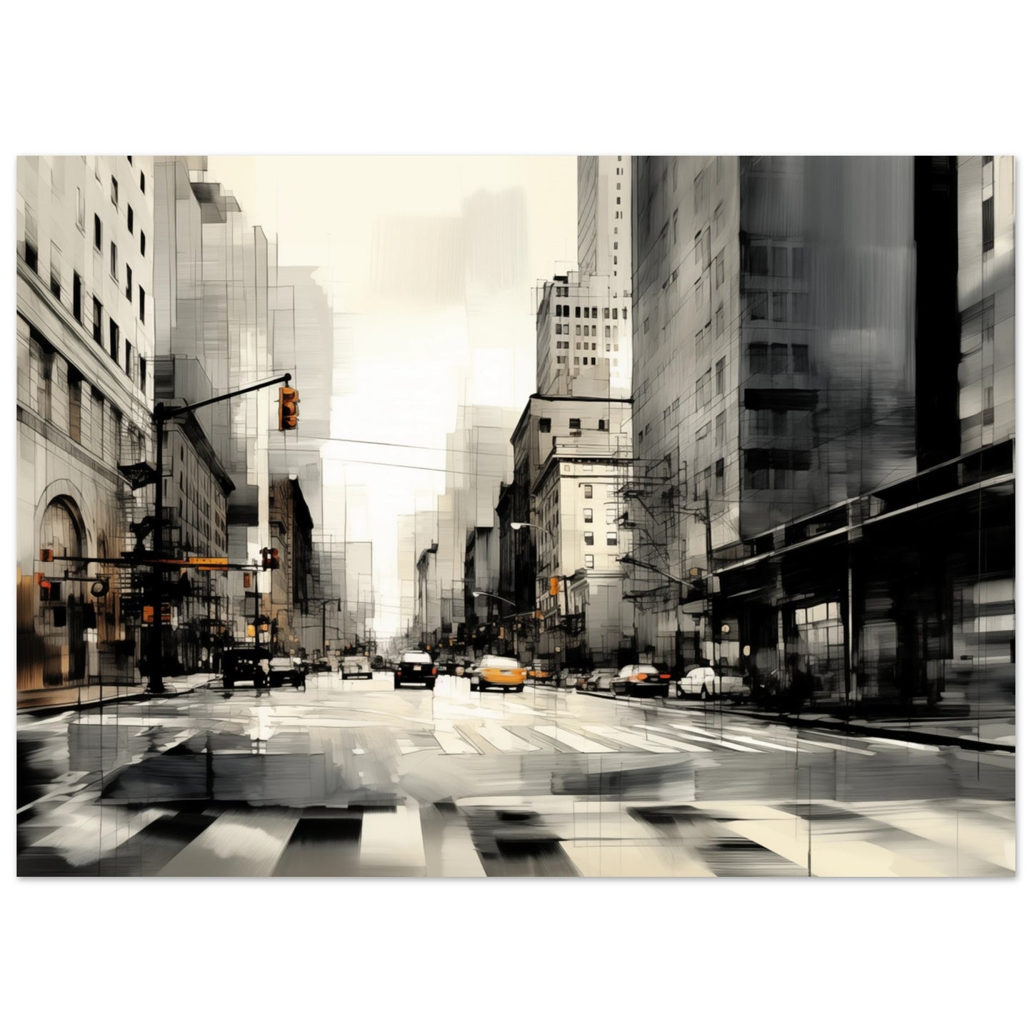City Rythms Poster 13x18 cm - Pixara