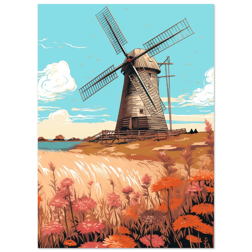Amber-Mühle 13x18 cm - Pixara