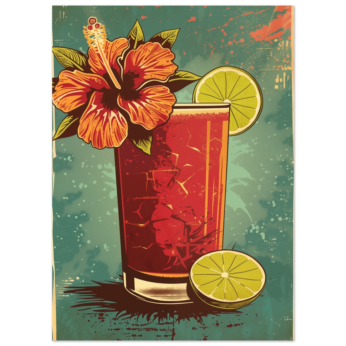 Tropical Tiki Dream 13x18 cm - Pixara
