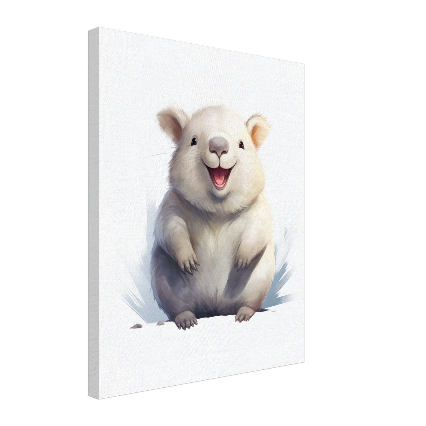 Wombat "Willi" Leinwand 40x50 cm - Pixara