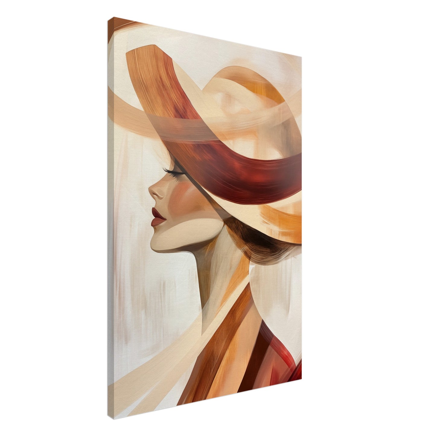 Fließende Formen Leinwand 60x90 cm - Pixara