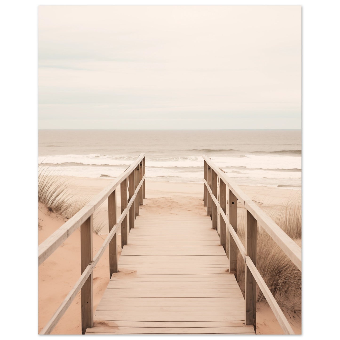 Weg zum Horizont Poster 40x50 cm - Pixara
